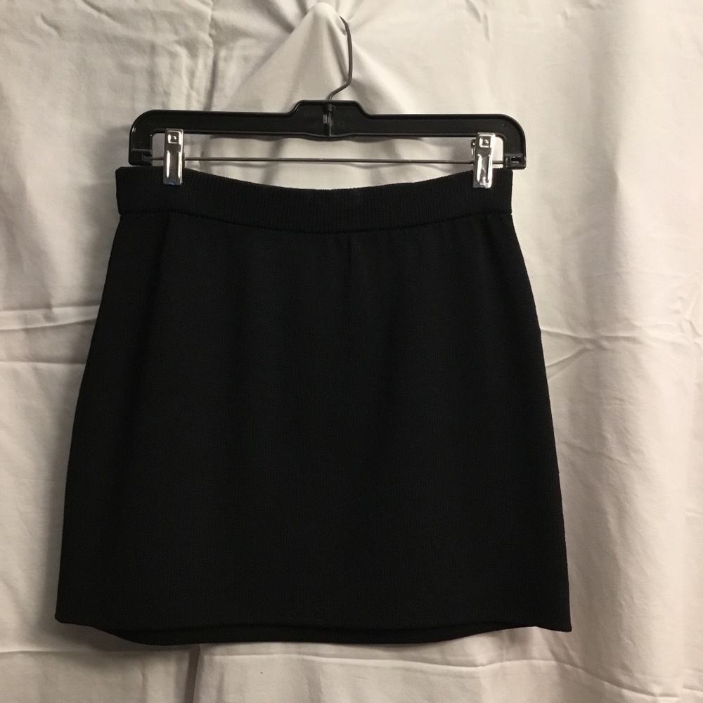Black St. John Knit Skirt